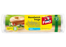 Fino Sandwich bags vrecká mikroténové desiatové 18 x 28 cm, 100 kusov