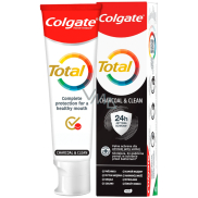 Colgate Total Charcoal & Clean zubná pasta s aktívnym uhlím 75 ml