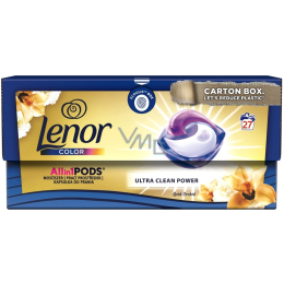 Lenor All in 1 Pods Color Gold Orchid gélové kapsuly na pranie farebnej bielizne 27 kusov 642 6