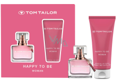 Tom Tailor Happy To Be parfumovaná voda 30 ml + sprchový gél 100 ml, darčeková súprava pre ženy