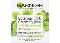 Garnier Skin Naturals Botanical Cream s výťažkami z hrozna 24h hydratačný denný krém normálna a zmiešaná pleť 50 ml