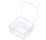 Plastový box číry 8,4 x 8,4 x 2,5 cm 1 kus