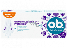 o.b. Tampóny ExtraProtect Ultimate Leakage Protection Super 16 kusov