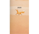 Albi Diár 2025 Vreckový dvojtýždenník Fox 8,2 x 15,3 x 0,5 cm