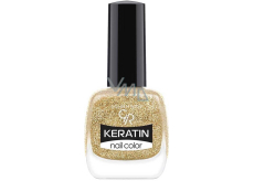 Golden Rose Keratin Nail Color Glitter lak na nechty 406 10,5 ml