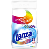 Lanza Fresh & Clean Color prací prášok na farebnú bielizeň zachováva intenzitu farieb s príjemnou vôňou 84 dávok 6,3 kg