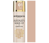 Dermacol Infinity Viacúčelový make-up a korektor 01 Fair 20 g