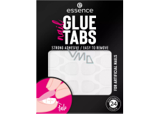 Essence Glue Tabs Lepiace vankúšiky na nechty 24 kusov