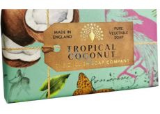 Anglické mydlo Coconut prírodné parfumované toaletné mydlo s bambuckým maslom 190 g