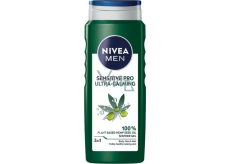 Nivea Men Sensitive Pro Ultra Calming 3v1 sprchový gél na telo, tvár a vlasy 500 ml