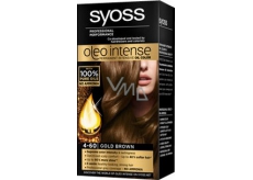 Syoss Oleo Intense Color farba na vlasy bez amoniaku 4-60 Zlatohnnedý