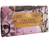 Anglické mydlo Lavender prírodné parfumované toaletné mydlo s bambuckým maslom 190 g