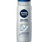 Nivea Men Silver Protect 3v1 sprchový gél na telo, tvár a vlasy 500 ml