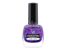 Golden Rose Keratin Nail Color Glitter lak na nechty 414 10,5 ml