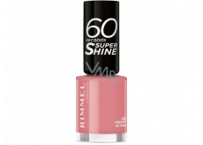 Rimmel London 60 Seconds Super Shine Nail Polish lak na nechty 235 Preppy Pink 8 ml