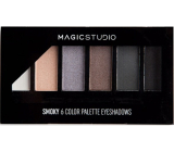 My Magic Studio Smoky Eyeshadow Palette 6 farieb + aplikátor 6,3 g