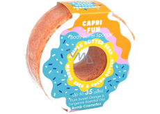 Bomb Cosmetics CapriFun Donut prírodná sprchová masážna hubka do kúpeľa s vôňou 165 g