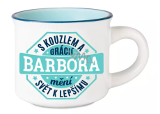 Albi Espresso Hrnček Barbora - Mení svet k lepšiemu so šarmom a pôvabom 45 ml