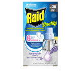 Raid Family Levanduľa elektrický odparovač tekutý repelent proti komárom 30 nocí 21 ml