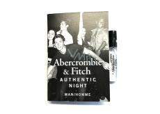 Abercrombie & Fitch Authentic Night Man toaletní voda pro muže 2 ml s rozprašovačem, vialka