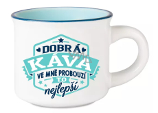 Hrnček Albi Espresso - Dobrá káva vo mne prebúdza to najlepšie 45 ml