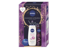 Nivea Pearl & Beauty Black antiperspirant sprej 150 ml + Nivea Diamond sprchový gél 250 ml + Nivea krém 30 ml, kozmetická sada pre ženy