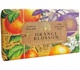 Anglické mydlo Orange blossom prírodné parfumované toaletné mydlo s bambuckým maslom 190 g