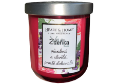 Heart & Home Svieža sójová sviečka s vôňou grapefruitu a čiernych ríbezlí s menom Zdeněk 110 g