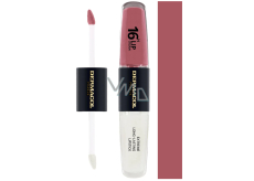 Dermacol 16H Lip Colour 2v1 dlhotrvajúca farba na pery a lesk 33 2 x 4 ml