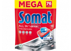 Somat All in 1 Extra tablety do umývačky riadu 76 kusov