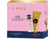 La Rive Her Choice parfumovaná voda 100 ml + sprchový gél 100 ml, darčeková sada pre ženy