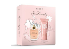 Elode So Lovely parfumovaná voda pre ženy 100 ml + telové mlieko 100 ml, darčeková sada pre ženy