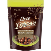 Poex Choco Exclusive Lieskové oriešky v mliečnej čokoláde 175 g