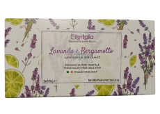 Iteritalia Rastlinné mydlo Levanduľa a bergamot 3 x 125 g, darčeková súprava