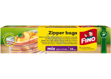 Fino Zipper Bags vrecká na zips mix veľkostí, 25 kusov