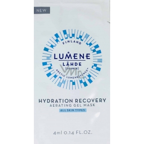 Lumene Source Hydration hydratačná obnovujúci okysličujúci pleťová gélová maska pre všetky typy pleti 4 ml