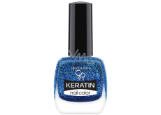 Golden Rose Keratin Nail Color Glitter lak na nechty 413 10,5 ml