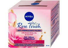 Nivea Rose Touch Denný krém proti vráskam 50 ml