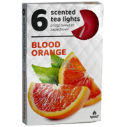 Tea Lights Blood Orange vonné čajové sviečky 6 kusov