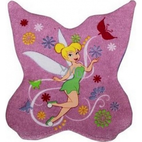 Disney Fairies umývacie špongia pre deti 21 cm x 20,3 cm x 1 cm 1 kus