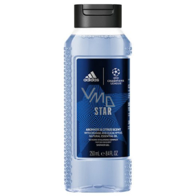 Adidas UEFA Champions League Star sprchový gél pre mužov 250 ml