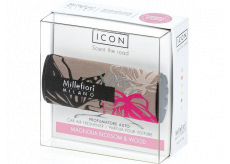 Millefiori Milano Icon Magnolia Blossom & Wood - Kvety magnólie a Drevo vône do auta Textil Floral vonia až 2 mesiace 47 g