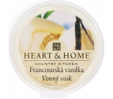 Heart & Home Francúzska vanilka Sójový prírodný voňavý vosk 27 g