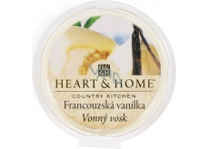 Heart & Home Francúzska vanilka Sójový prírodný voňavý vosk 27 g