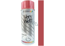 Motip Very Well Metallic 918582 červený metalický akrylový lak 400 ml