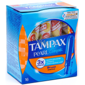 Tampax Compak Pearl Super Plus dámske tampóny s aplikátorom 16 kusov