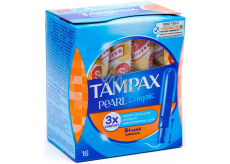 Tampax Compak Pearl Super Plus dámske tampóny s aplikátorom 16 kusov