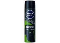 Nivea Men Deep Black Carbon Amazonia antiperspirant deodorant sprej pre mužov 150 ml