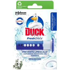 Duck Fresh Discs Active Eucalyptus WC gél pre hygienickú čistotu a sviežosť Vašej toalety 36 ml
