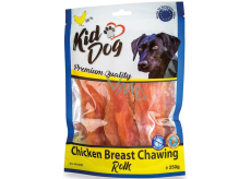 KidDog Chicken Breast Chawing Rolls kuracie prsia na buffalo tyči, mäkká mäsová pochúťka pre psy 250 g